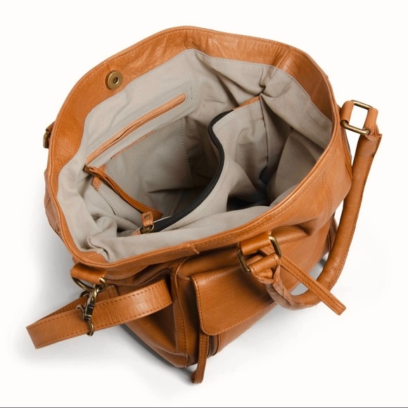 NWT* DAY & MOOD Hannah Small Satchel in Tan - Picture 8 of 13